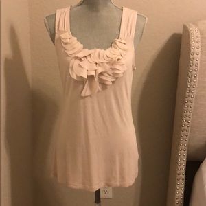 Sleeveless pink top by Bobeau